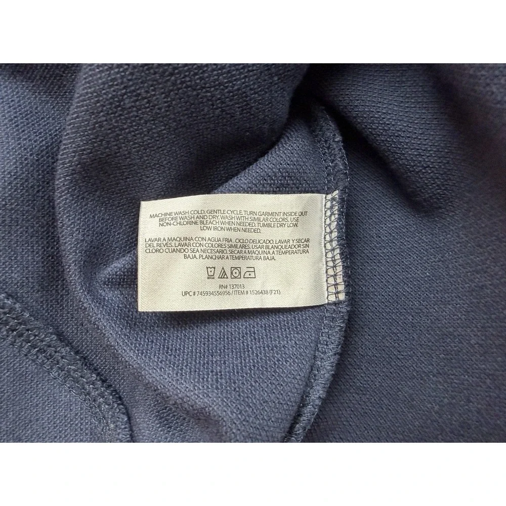 Banana Republic Navy Blue Crewneck Pullover Shirt Men's‎ XL Preppy Thermal